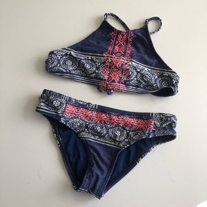 Roxy girls two piece swimsuit